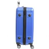 KIT Conjunto De Malas de Viagem P/M/G em Abs - Azul