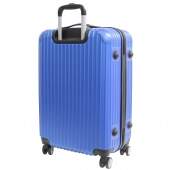 KIT Conjunto De Malas de Viagem P/M/G em Abs - Azul
