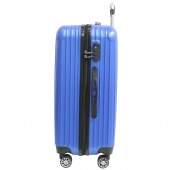KIT Conjunto De Malas de Viagem P/M/G em Abs - Azul