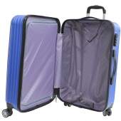 KIT Conjunto De Malas de Viagem P/M/G em Abs - Azul