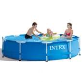 Piscina de Armação Metal Galvanizado 3.05m x 76cm 4.485 Litros Bomba e Filtro - 110v
