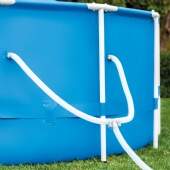 Piscina de Armação Metal Galvanizado 3.05m x 76cm 4.485 Litros Bomba e Filtro - 110v