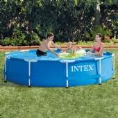 Piscina de Armação Metal Galvanizado 3.05m x 76cm 4.485 Litros Bomba e Filtro - 110v