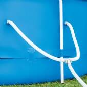 Piscina Armação de Metal Galvanizado 3.66mx76cm 6.503 Litros Bomba e Filtro - 110v