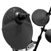 Bateria Eletrônica com 7 Pads 2 Pedais Par de Baquetas