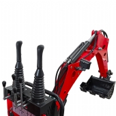 Mini Escavadeira a Diesel 12hp 650kg Cabine Aberta com Cobertura