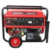 Gerador de Energia a Gasolina 9kva Monofásico 110v/220v Partida Elétrica
