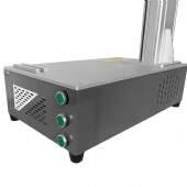 Máquina de Gravação Laser Metais Fiber Mini 20w 220v com Entrada Eixo Rotativo