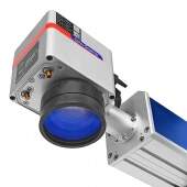 Máquina de Gravação Laser Mopa Portátil 60w com Entrada Eixo Rotativo