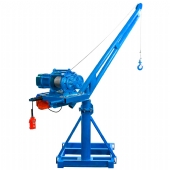 Mini Grua Guindaste 400kg 15m para Obras Trifásico
