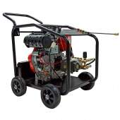 Lavadora de Alta Pressão a Diesel Partida Elétrica 10hp 3400rpm 3600psi Motor Triplex