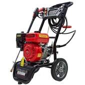 Lavadora de Alta Pressão a Gasolina 6.5hp Partida Manual 3400rpm 2500psi Motor Axial