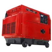 Gerador de Energia a Diesel 9kva Monofásico 110-220v silenciado Partida Elétrica