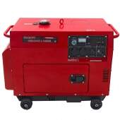 Gerador de Energia a Diesel 9kva Monofásico 110-220v silenciado Partida Elétrica