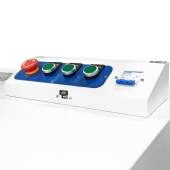 Máquina de Gravação Laser Metais Fiber de Bancada 30w com Entrada Eixo Rotativo