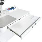 Máquina de Gravação Laser Metais Fiber de Bancada 20w com Entrada Eixo Rotativo