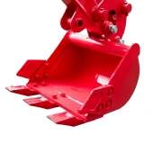 Mini Escavadeira a Diesel 25hp 1500kg Cabine Aberta com Cobertura