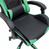 Cadeira Gamer Reclinável Elevação a Gás Couro sintético