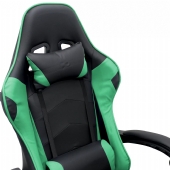 Cadeira Gamer Reclinável Elevação a Gás Couro sintético