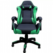 Cadeira Gamer Reclinável Elevação a Gás Couro sintético