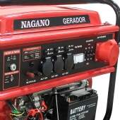 Gerador de Energia a Gasolina 10kva Trifásico 110/220v Partida Elétrica