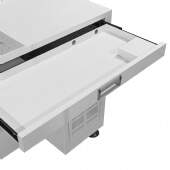 Máquina de Gravação Laser Metais Fiber de Bancada 50w com Entrada Eixo Rotativo
