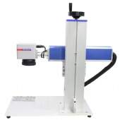 Máquina de Gravação Laser Metais Fiber Portátil 20w com Entrada Eixo Rotativo