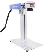 Máquina de Gravação Laser Metais Fiber Portátil 20w com Entrada Eixo Rotativo