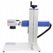 Máquina de Gravação Laser Fiber Portátil CO2 30w 220v com Entrada Eixo Rotativo