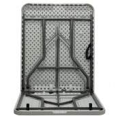 Mesa Dobrável Portátil Vira Maleta 1.80m Camping Praia