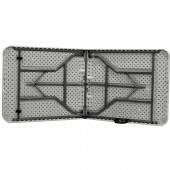 Mesa Dobrável Portátil Vira Maleta 1.80m Camping Praia