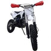 Mini Moto Cross a Gasolina Vermelha 110cc 4 tempos Freio a Disco