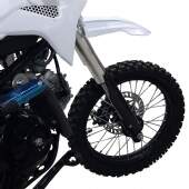Mini Moto Cross a Gasolina Vermelha 110cc 4 tempos Freio a Disco