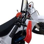 Mini Moto Cross a Gasolina Vermelha 110cc 4 tempos Freio a Disco