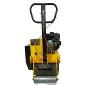 Rolo Compactador Liso Vibratório de Asfalto 250kg 6.5hp a Gasolina Motor Loncin 196CC