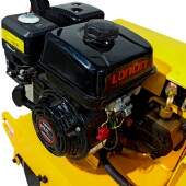 Rolo Compactador Liso Vibratório de Asfalto 250kg 6.5hp a Gasolina Motor Loncin 196CC