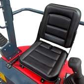 Mini Escavadeira a Diesel 12 hp 1000 kg Cabine Aberta com Cobertura
