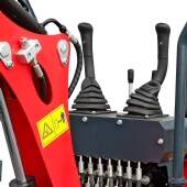Mini Escavadeira a Diesel 12 hp 650 kg Cabine Aberta com Cobertura