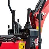 Mini Escavadeira a Diesel 12 hp 650 kg Cabine Aberta com Cobertura