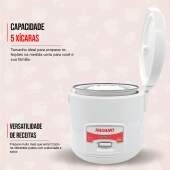 Panela Elétrica de Arroz 400W 5 Xícaras 1L