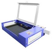 Máquina CNC Router Laser Corte e Gravação 60x40cm 80w Sensor Fluxo de Água 220v