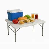 Mesa Dobrável Portátil Vira Maleta 1.22m Camping Praia
