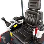 Mini Escavadeira a Diesel 25 hp 1500 kg Cabine Aberta com Cobertura