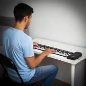 Teclado Piano Musical Flexível Portátil Roll Up Bivolt