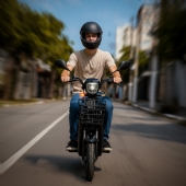 Moto Scooter Elétrica 500w 32km Sem CNH Autonomia 40Km
