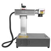 Máquina de Gravação Laser Metais Fiber Portátil 20w com Entrada Eixo Rotativo BSL