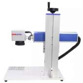 Máquina de Gravação Laser Metais Fiber Portátil 100w com Entrada Eixo Rotativo BSL