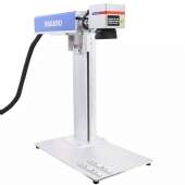 Máquina de Gravação Laser Metais Fiber Portátil 100w com Entrada Eixo Rotativo BSL