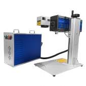Máquina de Gravação Laser Fiber Portátil CO2 30w 220v com Entrada Eixo Rotativo BSL