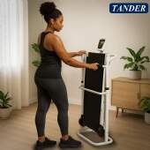 Esteira Mec�nica Ergom�trica Dobr�vel Display LCD 120kg